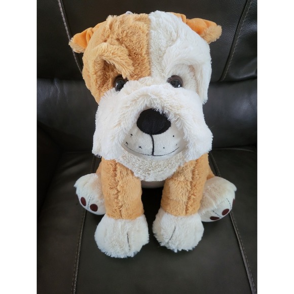 Bulldog‎ Plush Stuffed Animal Puppy Dog Toy Cute Kids Decor Soft - Picture 1 of 9